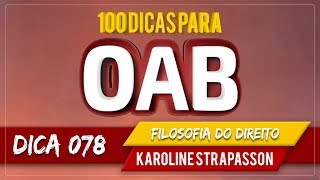 100 Dicas OAB - Filosofia do Direito | Dica 78 screenshot 3