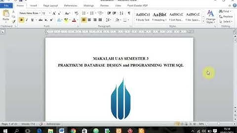 Pembuatan DDL dan DML Pada Oracle Database