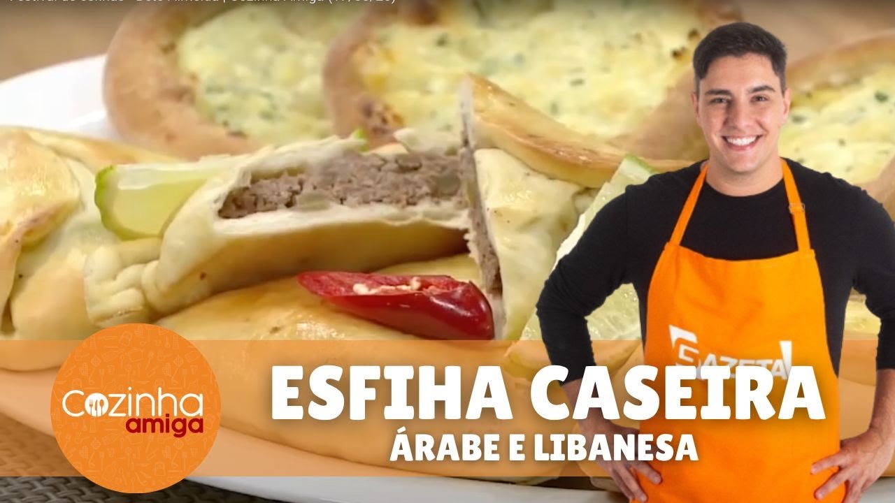 ESFIHA CASEIRA: ÁRABE E LIBANESA | Beto Almeida