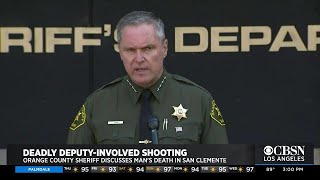 Sheriff Talks Deadly San Clemente Shooting