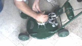 Victa Vintage Mower - 1954 Rotomo Fan Mower Hand Start