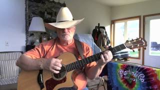 Video thumbnail of "962 - Lucille - Kenny Rogers cover with chords and lyrics"