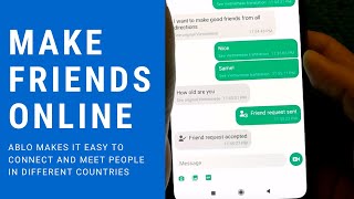 Ablo App Review- An App To Make Friends Online Not Dating- Chat Meet New Internet Friends Online screenshot 3