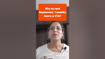 Manual Testing Interview Question #18: Purpose of Requirement Traceability Matrix? #shorts