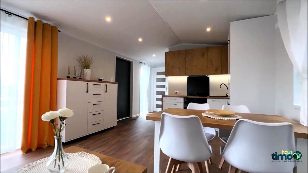 WOW! 🏠 Modernes Minihaus mit 2 Schlafzimmern & Top-Ausstattung! Traum-Mobilheim 12x4m - timo-haus.de