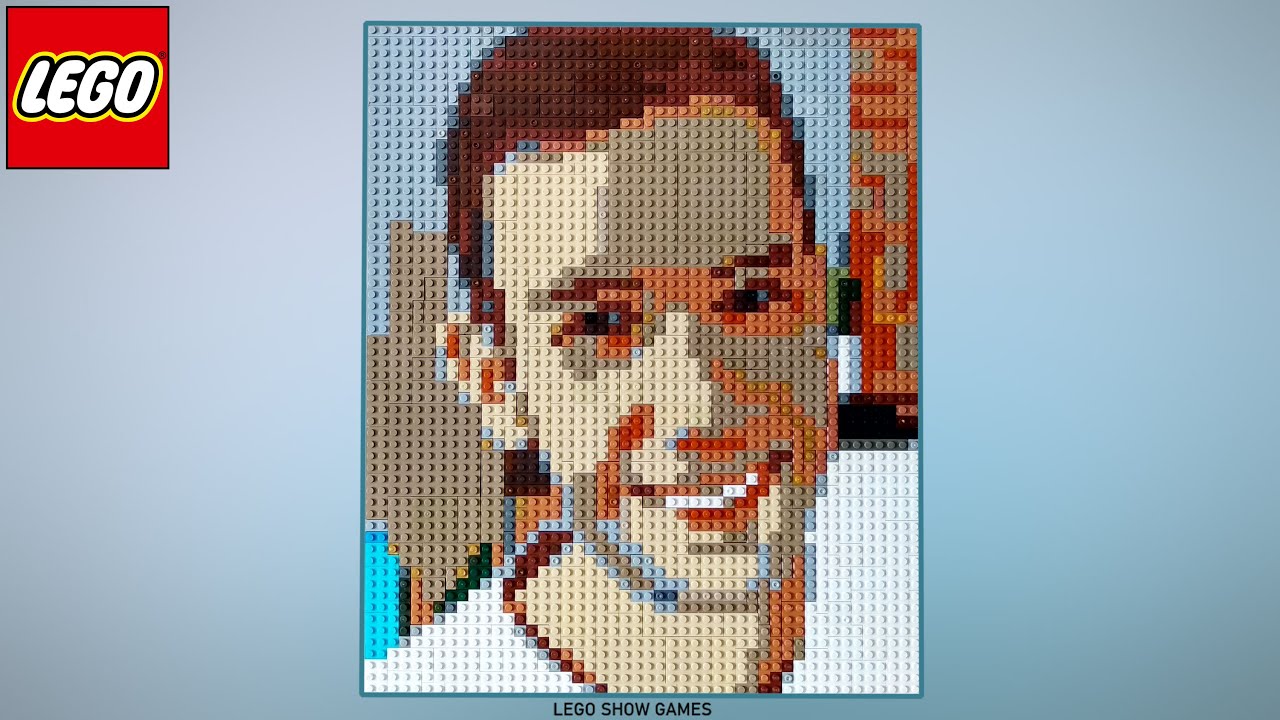 Картина из лего пикселей