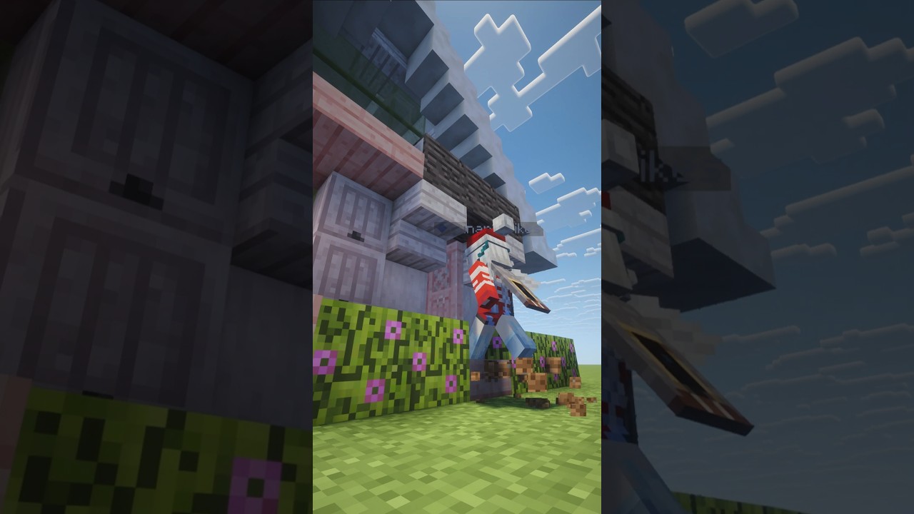 @uploads ## Pink House Build Candy Theme #minecraft #minecraftbuilding #minecraftshorts …
