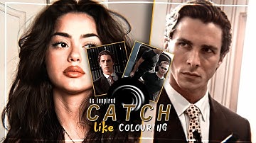 Catch Like Coloring/cc free Alight Motion xml present by endless edits