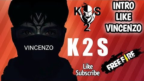 How to Make intro like Vincenzo?🤗New Intro of my channel like Vincenzo 🤗 - Garena Free Fire 🔥
