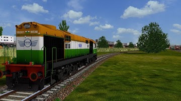 Light ALCO bound on Rescue operations - Indian Railways In Open Rails