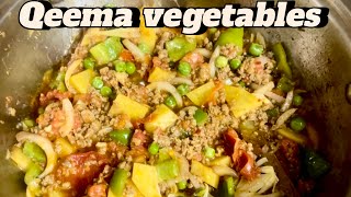 Qeema vegetables | Mazedaar qeema recipe #qeemarecipes #qeema #vegetables
