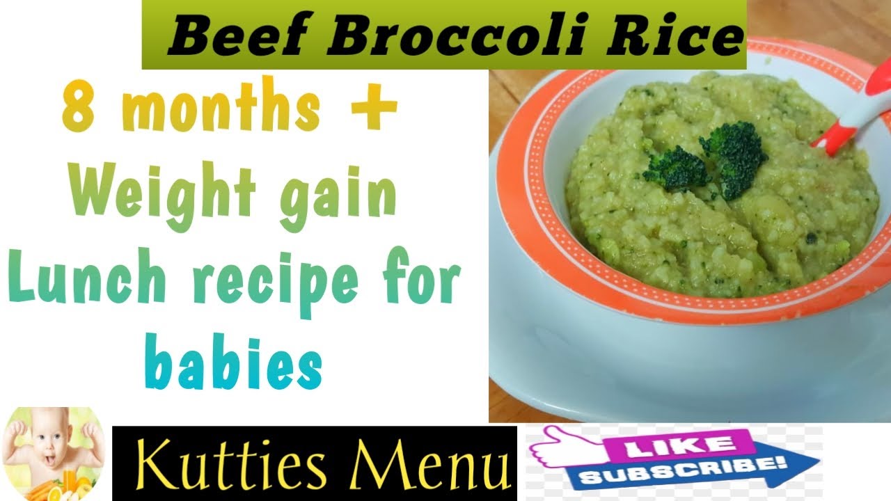 Baby food 8 months +|weight gaining baby food lunch/dinner recipe