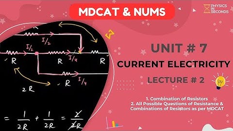 #MDCAT Physics Lectures   Unit#7 Current Electricity Lecture#2
