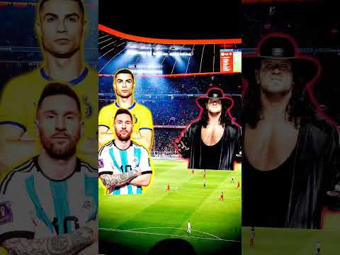 Ronaldo & Messi VS WWE Championship 🔥🤯 (John Cena, Undertaker, The Rock, Roman Reigns) 😈🥵