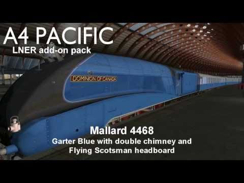 A4 Pacific LNER add-on for RailWorks and Rail Simulator