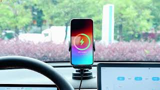 Yesido C307 Uchwyt Samochodowy Z Ładowaniem 15W Transparentny Design