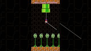 Mario Cosplay Spider-Man vs Piranha Plant Trap! 🕷️ #shorts #mario| SUPERHERO MARIO
