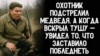 видео: Охотник подстрелил медведя, а когда вскрыл тушу — увидел то, от чего побледнел картинка: Охотник подстрелил медведя, а когда вскрыл тушу — увидел то, от чего побледнел