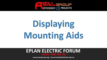 Displaying Mounting Aids | EPLAN Education