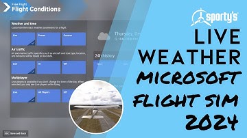How to Set Live Weather & Traffic in MSFS 2024