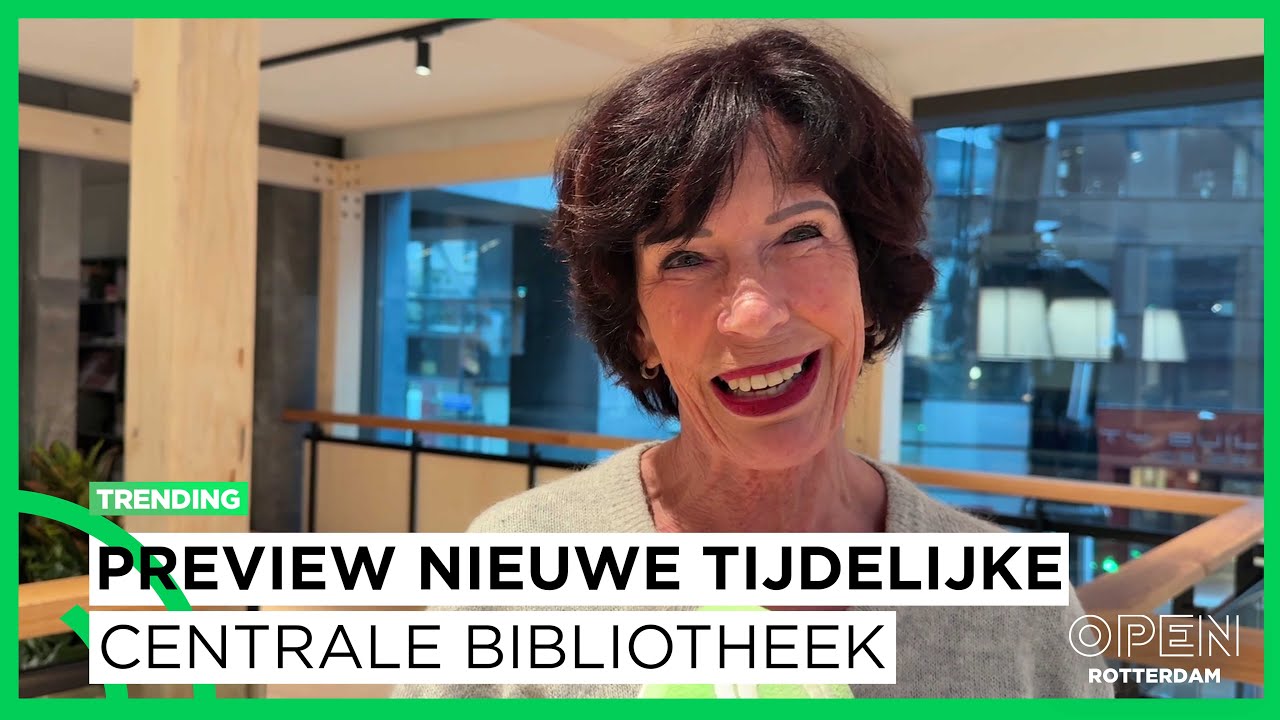 Preview nieuwe tijdelijke Centrale Bibliotheek laat sfeer en functies zien | TRENDING
