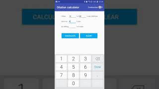 Alcohol dilution with contraction screenshot 4