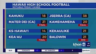 High School Football Scoreboard: Week 5