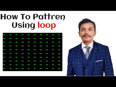 How To Print Square Pattren Using loop