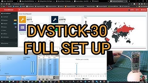 DVMEGS DVSTICK 30 -FULL SET UP , DSTAR,FUSION.DMR - PC or LAPTOP