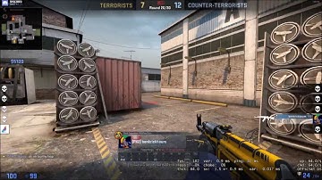 M4 Spraydown and Bonus 1v4 Clutch (CS:GO)