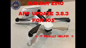 Hubsan Zino X Hubsan IOS App Update 3.8.3 - Flight Test  -  It really helped!