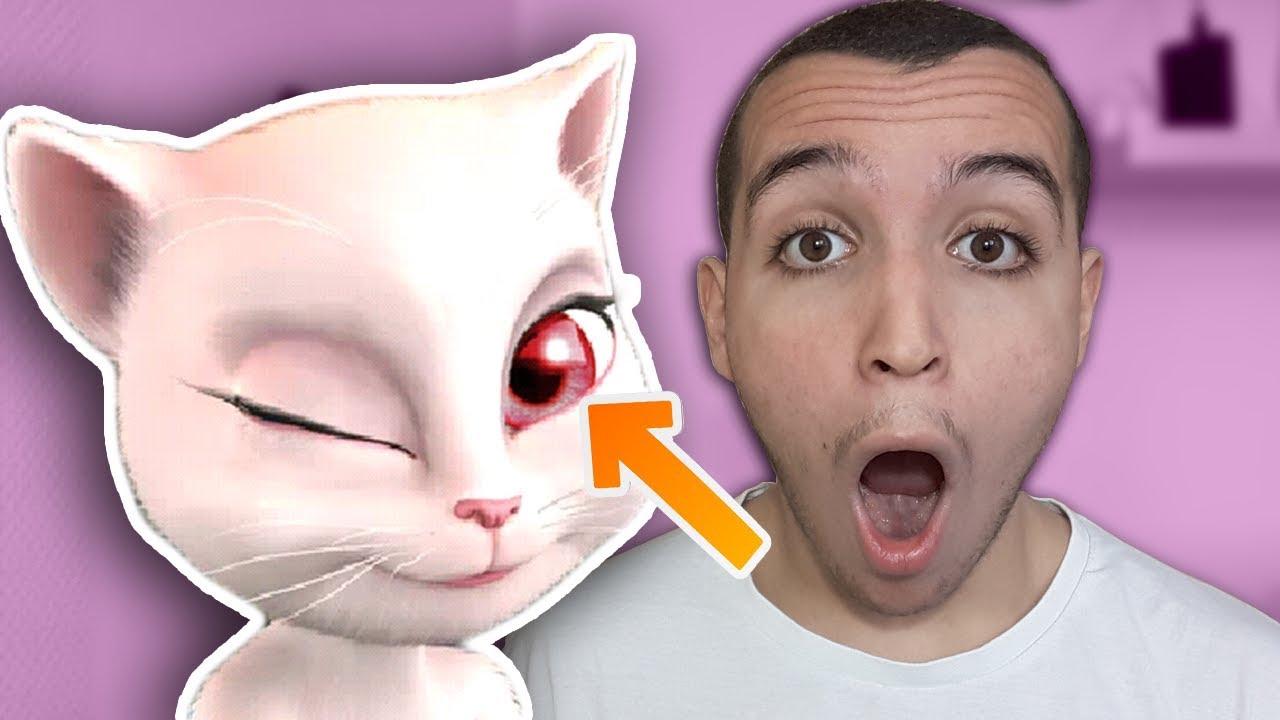 Ce Chat Cache Un Lourd Secret Choque Talking Angela Youtube