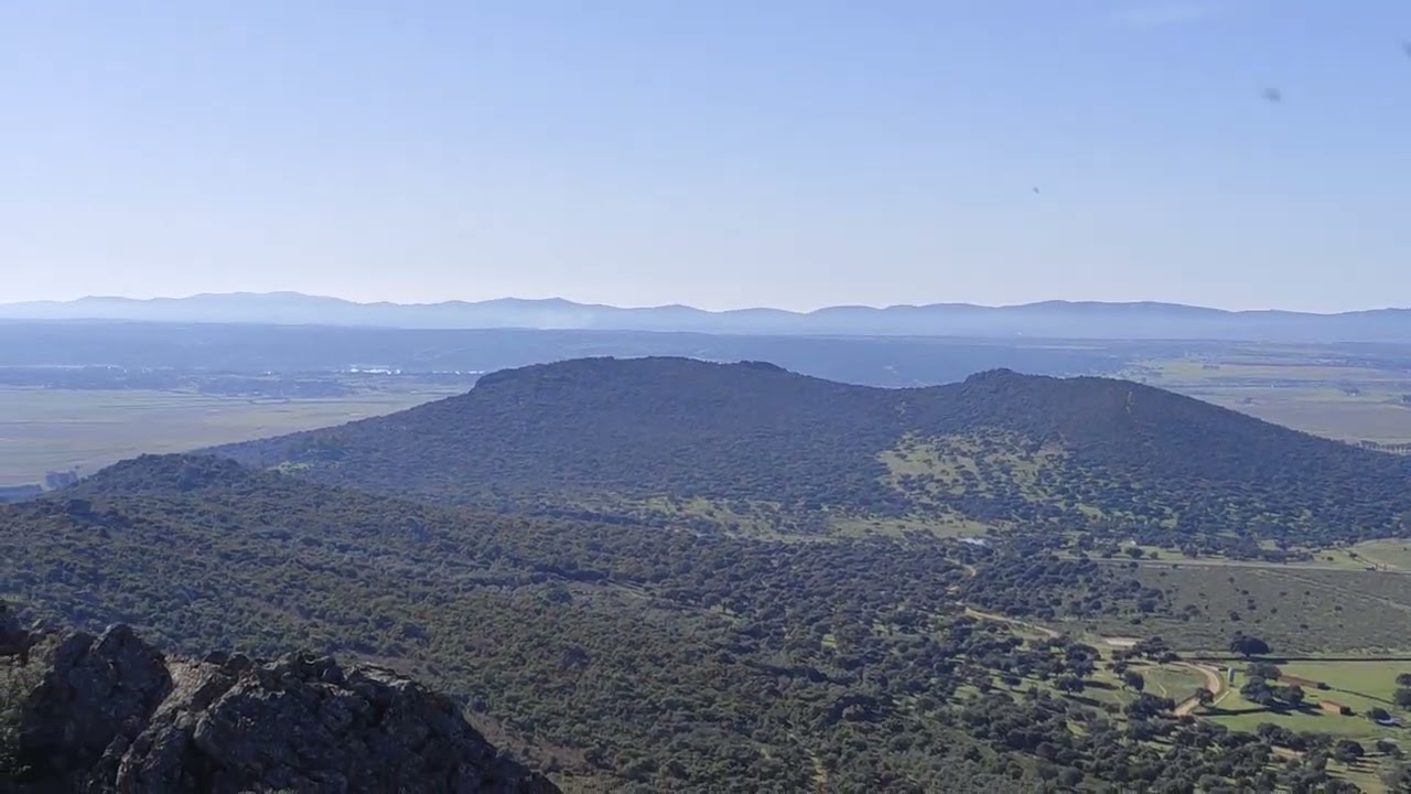 Visual desde El Risco de Sierra de Fuentes (Cáceres)