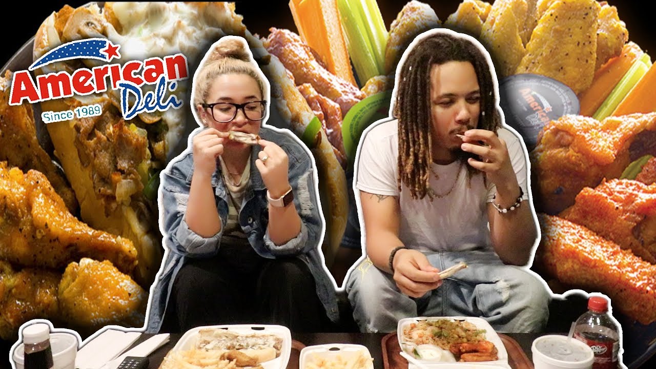 American Deli Chicken Wing MUKBANG !! (WATCH US EAT) YouTube