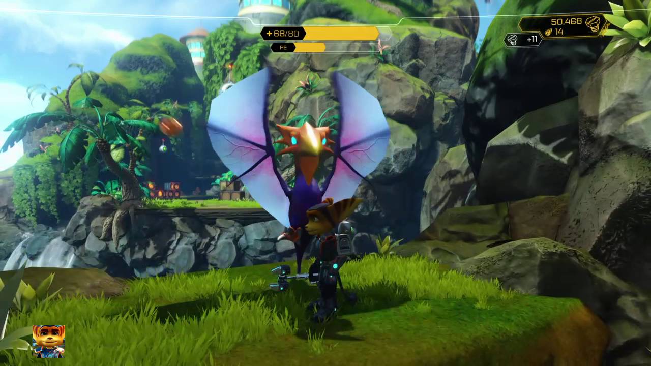 Arriva In Cima Alla Cascata Ratchet