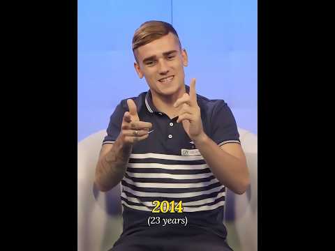 Antoine Griezmann Evolution 1998-2024 through the years