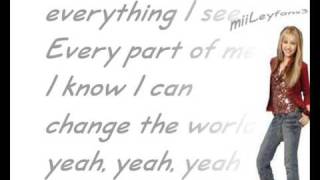 Vignette de la vidéo "Hannah Montana - i got nerve [w/Lyrics] HQ"
