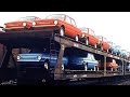 Как в Советском Союзе по стране перевозили новые машины?
