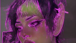 :  -,    (slowed down/)