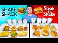 Shake Shack VS. Steak 'n Shake! - MENU TASTE TEST!