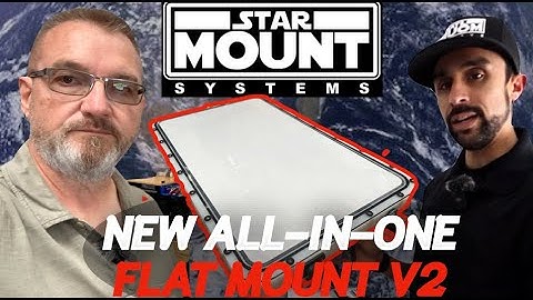 Everything you need to know: ALL NEW STARLINK FLAT MOUNT from STAR-MOUNT SYSTEMS