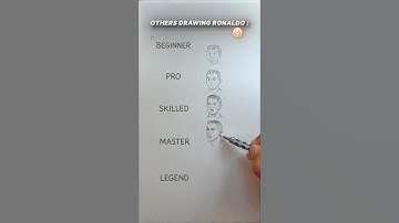 Others drawing Ronaldo VS Legend drawing ☠️