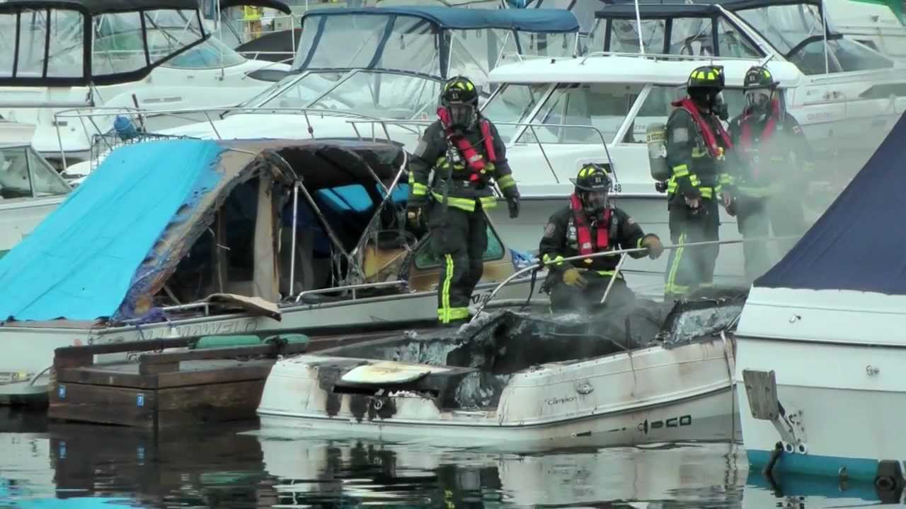 Reed Point Fire PORT MOODY BOAT FIRE AT REED POINT MARINA BARNET HWY NOV 2 2011 BY ...