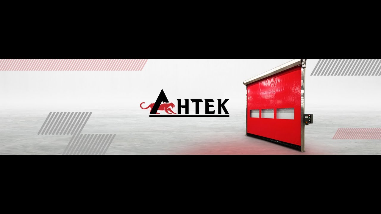 Скоростные пленочные ворота Антек - YouTube