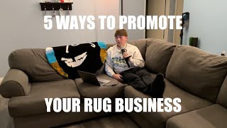 5 Ways to Promote Your Rug Business // Tufting Tips!