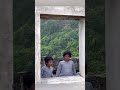 Twin boys into mountain fort #twins #mountains #boys #fort #nature