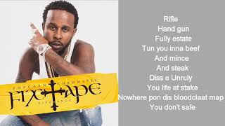 Popcaan-Rapid(Lyrics Video)