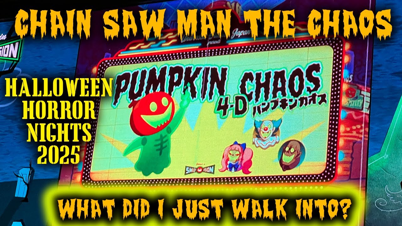 Chainsaw Man ANIME Show Hits Halloween Horror Nights! | DreamWorks Theatre Experience from Japan!