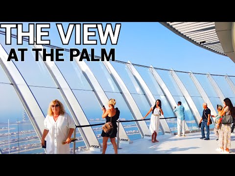 DUBAI. View at The Palm |4K| 360° View of PALM JUMEIRAH DUBAI 🇦🇪 2023