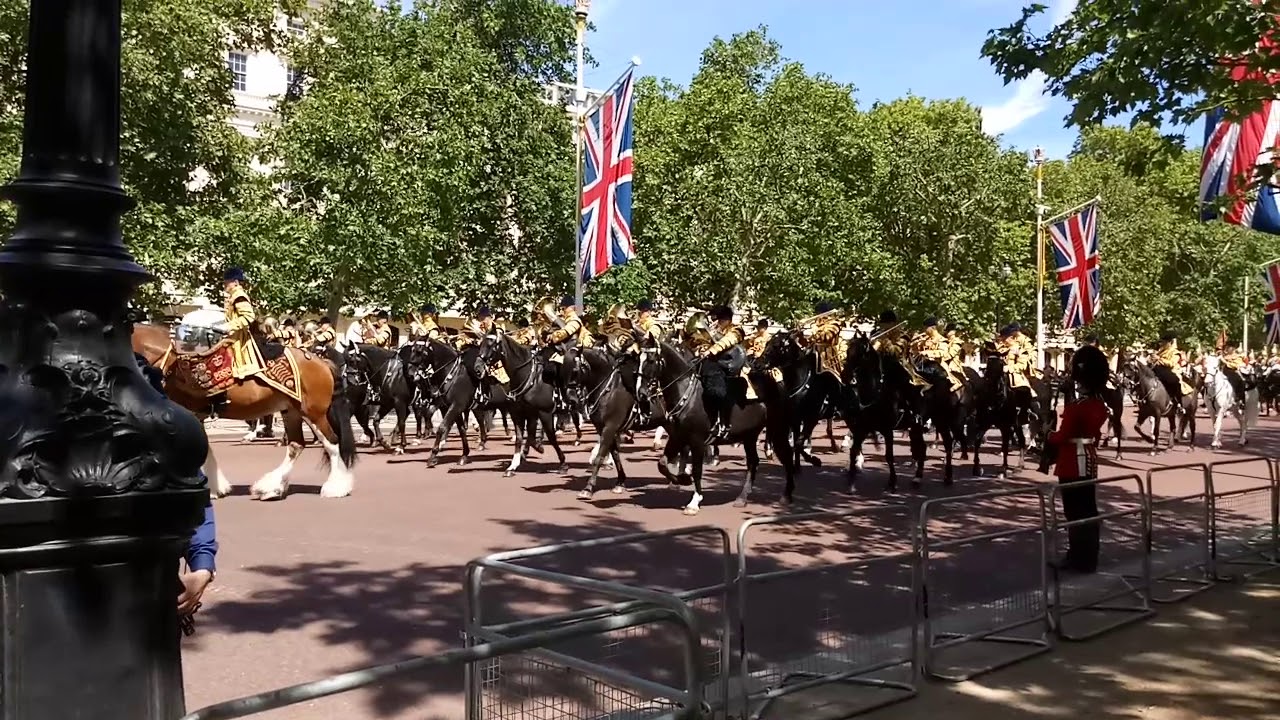 Colonel's Review -Trooping the Colour rehearsal - Life guards - 2019